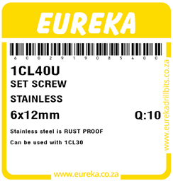 1CL40 - Set Screw & Nut ST/ST -1CL40_Label_T